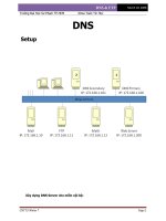Xây dựng máy chủ DNS - FTP