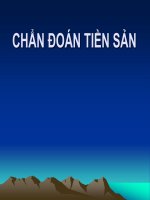chẩn đoán tiền sản