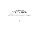 the best of verity stob [electronic resource] highlights of verity stob's famous columns from .exe, dr. dobb's journal, and the register