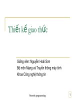 Thiết kế giao thức