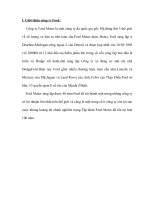 Tiểu luận: Mô hình chuỗi cung ứng Công ty Ford