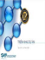 Tài liệu quản lý dự án -  Triển khai dự án