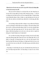 phân tích yêu cầu của nhà máy sản xuất