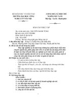 BÁO cáo THỰC tập MAI LINH MIỀN bắc