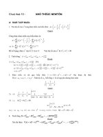 BAI TAP NHI THUC NEWTON