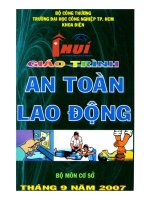 Giáo trình an toàn lao động
