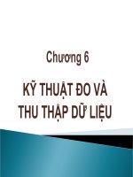 Bài giảng chương 6 -  Kỹ thuật đo (MEASUREMENT SCALE) - Phương pháp nghiên cứu khoa học