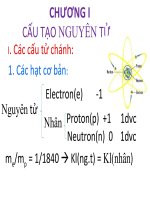 Bài giảng hóa đại cương i