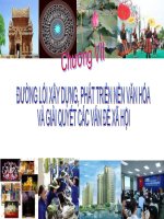 ĐƯỜNG LỐI XÂY DỰNG VĂN HÓA