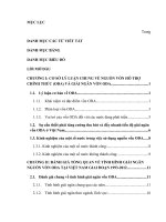 đề án chuyên ngành  Thực trạng giải ngân ODA ở Việt Nam giai đoạn 1993-2012