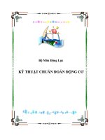 Kỹ thuật chuẩn đoán động cơ