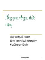 Tổng quan về giao thức mạng