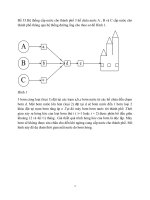 bài tập lớn mô hình hóa  hệ thống cấp nước cho thành phố