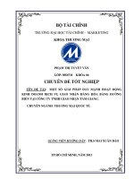 một số giải pháp đẩy mạnh hoạt động kinh doanh dịch vụ giao nhận hàng hóa bằng đường biển tại công ty tnhh giao nhận tam giang