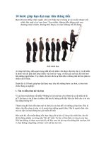 10 bước giúp bạn đạt mục tiêu thăng tiến