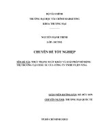 thực trạng xuất khẩu và giải pháp mở rộng thị trường tại châu âu của công ty tnhh yujin vina