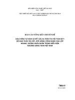 Nghiên cứu lựa chọn công nghệ cơ giới hoá khai thác các vỉa dày, dốc trên 45o tại các mỏ than hầm lò vùng quảng ninh   dàn chống tự hành có kết cấu hạ trần thu hồi than KDT 1