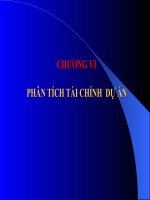 chương 6 phân tích tài chính dự án
