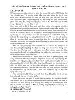 skkn một số phương pháp dạy học nhằm nâng cao hiệu quả giảng dạy môn ngữ văn lớp 6