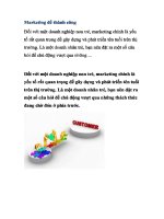 Marketing để thành công