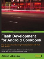 flash development for android cookbook