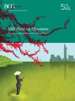 Việt nam và Myanmar. Thị trường tăng trưởng mới tại Đông nam á