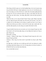 xây dựng kế hoạch sản xuất kinh doanh và đề xuất biện pháp nâng cao hoạt động kinh doanh tại công ty giầy thăng long