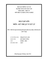 thiết kế mạch đo khoảng thời gian giữa hai sự kiện có hiển thị trên  led 7 đoạn