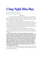 Công nghê hóa học thực tập tài nhà máy dinh cố