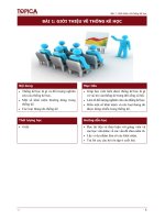 Giới thiệu về thống kê học