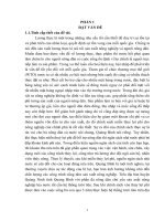 nghiên cứu tác động của xóa thủy lợi phí đến sản xuất nông nghiệp trên địa bàn xã tân ninh, huyện quảng ninh, tỉnh quảng bình