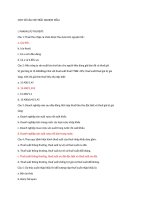 một số câu hỏi trắc nghiệm thuế 1