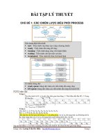 Bài tập các chiến lược điều phối process