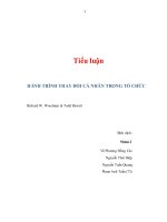 tiểu luận hành trình thay đổi cá nhân trong tổ chức