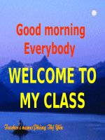 Giáo án bồi dưỡng tham khảo tiếng anh lớp 7 unit 6