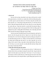 ĐẢM bảo CHẤT LƯỢNG GIÁO dục đại học