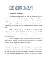 Tiểu luận: Mô hình chuỗi cung ứng Công ty Ford Motor 2