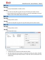 Hướng dẫn thực hành - Lập trình Windows 1 - Module 5 Bài 11