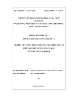 Nghiên cứu, phát triển phương pháp thiết kế và chế tạo chip vi xử lý kiểu risc