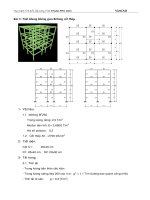 Staad.pro 2003 - thiết kế khung không gian
