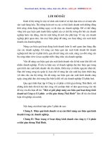 Một số giải pháp nâng cao hiệu quả hoạt động kinh doanh tại Công ty Cổ phần cơ khí giao thông Thái Bình.