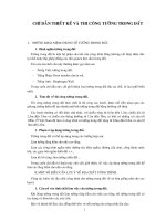 CHỈ DẨN THIẾT KẾ VÀ THI CÔNG TƯỜNG TRONG ĐẤT