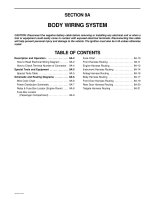  hệ thống điện thân xe trên xe matiz đời 2000 - 2013