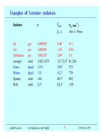 cerenkov radiators lecture 7