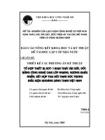 thiết kế các phương án kỹ thuật tổ hợp thiết bị kdt -1 khai thác vỉa dầy, dốc bằng công nghệ chia lớp ngang