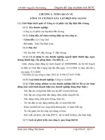 Kế toán lập và phân tích báo cáo tài chính tại công ty xây lắp Điện