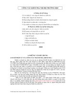 Tài liệu bồi dưỡng công tác kiểm tra nội bộ trường học