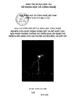 nghiên cứu hoạt động động đất sóng thần  và đề xuất các giải pháp phòng chống tại bà rịa-vũng tàu (giai đoạn 1- cho hai huyện xuyên mộc và đất đỏ)