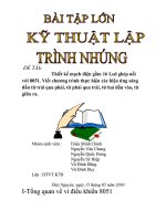 thiết kế mạch điện gồm 16 led ghép nối với 8051