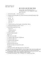 Đề cương cung cấp điện mạng hạ áp